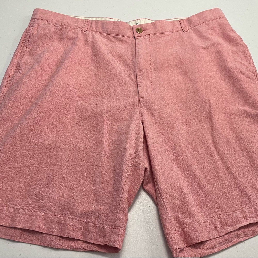 EUC Roundtree & Yorke Men's Preppy Pink Casual Shorts - Size 42